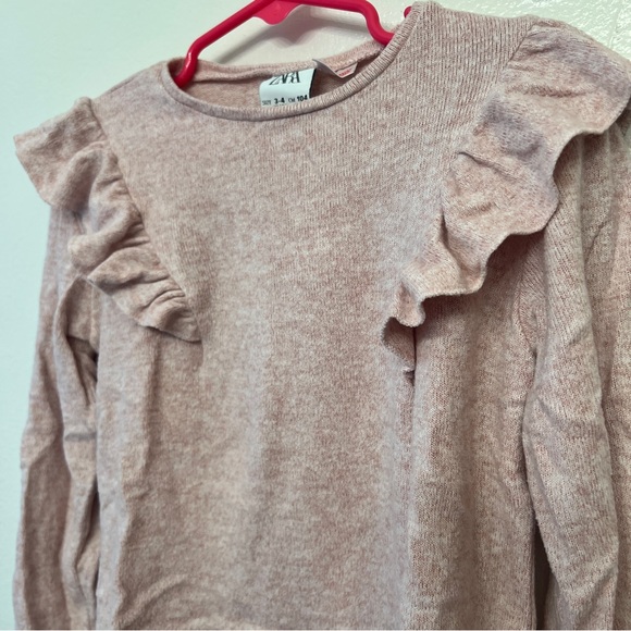 Zara Girls Ruffle Top - Picture 2 of 4